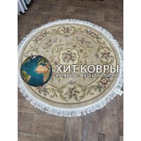 Китайский ковер 0026 Бежевый круг